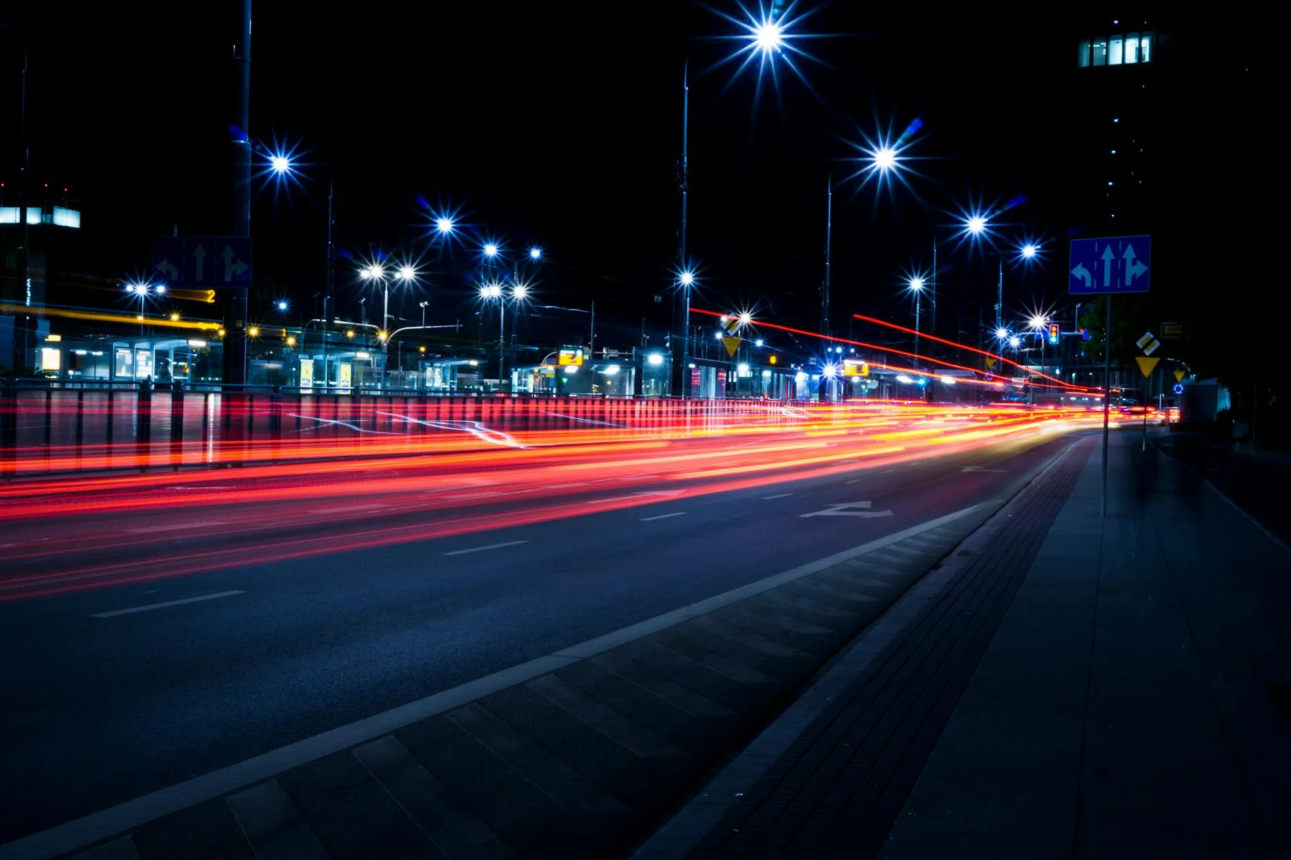 timelapse photography of streets