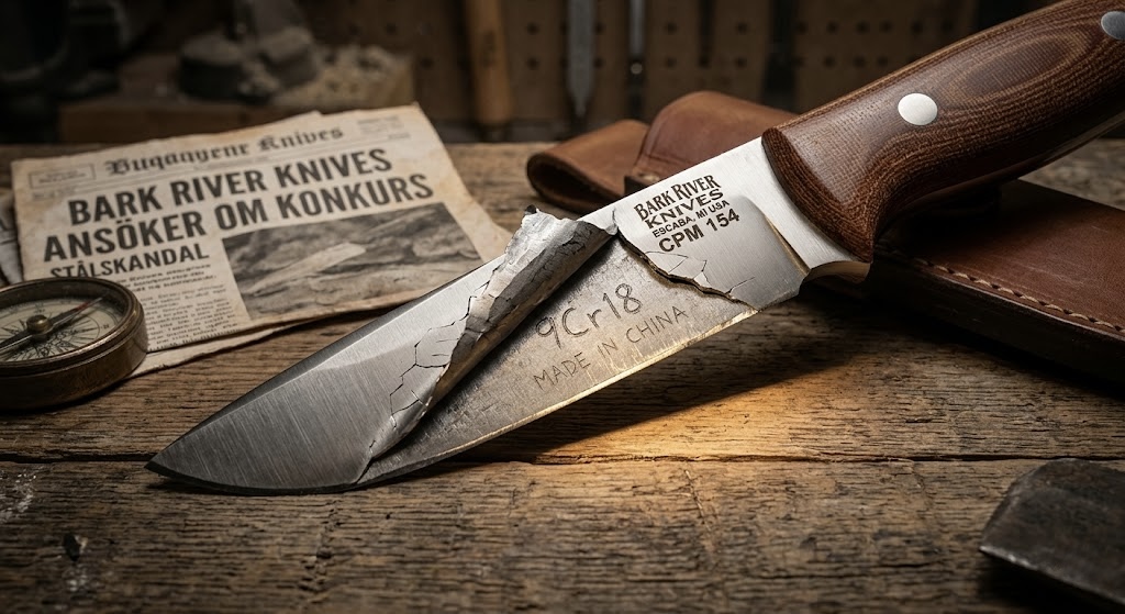 Bark River Knives stänger – och lämnar efter sig en stålskandal