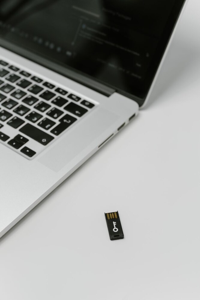 close up shot of a laptop